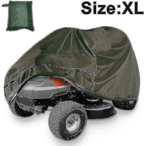 Housse de tondeuse à gazon - Housse pour tracteur - Convient aux plateaux de coupe jusqu'à 137 cm (54 pouces) - Housse de rangement