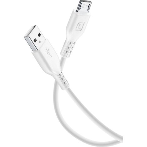 MicroUSB - Câble de données USB blanc (1/4)