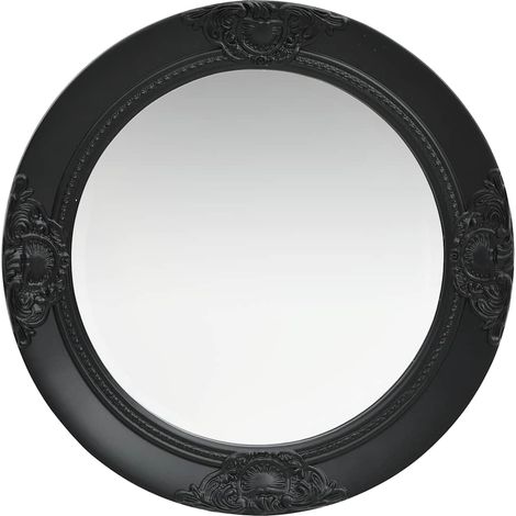 Maison Exclusive - Specchio da Parete Stile Barocco 50 cm Nero