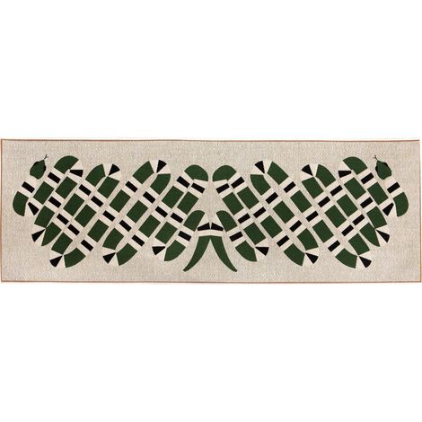 VIVARAISE - Tapis extérieur Vivaraise Yoka - Polypropylène 100% - Motif Naturel (70 x 200 cm) (1/5)