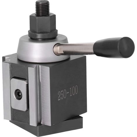 Tour à porte-outil à changement rapide AXA, porte-outil à piston, colonne de tournage 6×12 pouces CNC 250×100 (1/5)