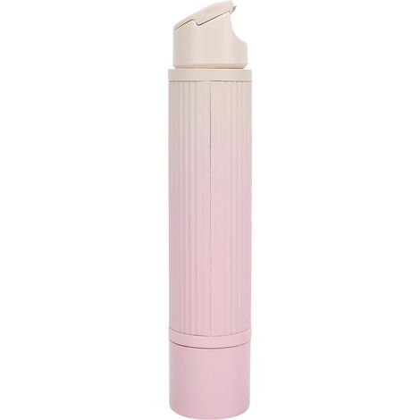 Tondeuse pubienne 2 en 1 pour femmes, double tête, rechargeable, électrique, pour le corps, les jambes, les aisselles et la lèvre supérieure. Dégradé rose. (1/5)