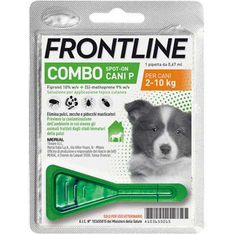 Frontline Combo für kleine Hunde 2 bis 10 kg 1 Pipettenpackung