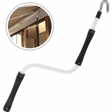 Accessoires pour stores enrouleurs : manivelle, barre de rotation télescopique, commande manuelle pour porte de garage (1/5)