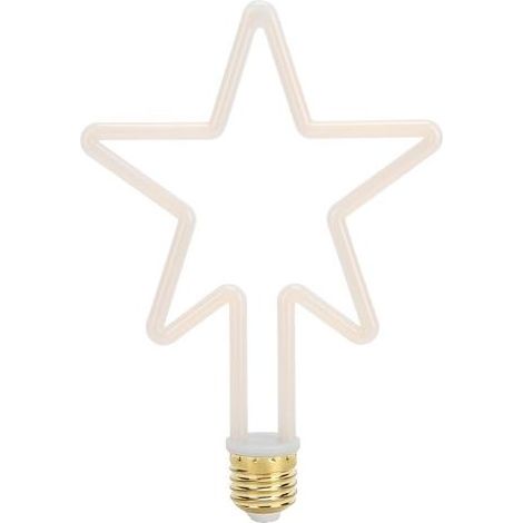 Ampoule décorative LED E27 2700K 8W en forme d'étoile à 5 branches pour fête intérieure 220-240V (1/5)