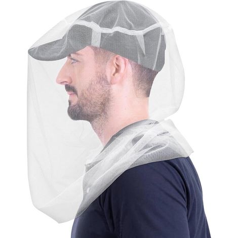 Rete antizanzare per la testa di alta qualità (set da 2) – extra large e lunga, a maglia fine, protezione contro mosche e insetti per campeggio, escursionismo, pesca, giardinaggio e safari – si adatta (1/5)
