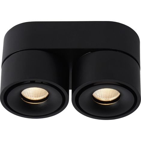 Projecteur de plafond Yumiko Double Noir - 35911/16/30 (1/2)
