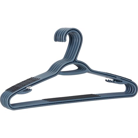 Set 5 appendiabiti plastica grigio (1/3)
