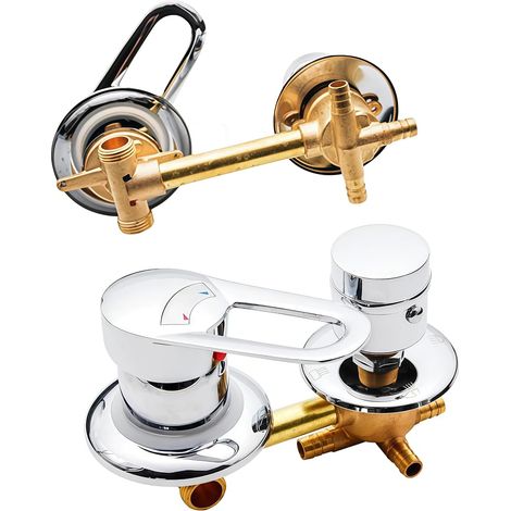 Mitigeur douche 2/3/4/5 Sortie d'eau Laiton corps Robinet de douche (1/5)