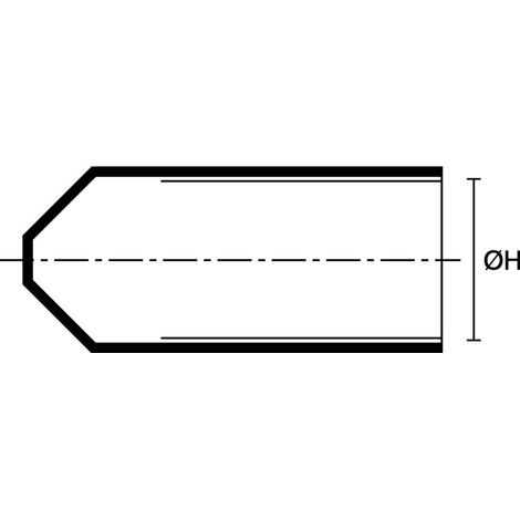 Hellermann Tyton Endkappe 1616-1-B8W-POX-BK (1/4)