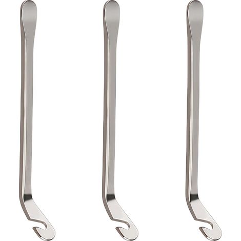 Trois démonte-pneus robustes pour pneus de vélo, permettant de retirer facilement les tringles récalcitrantes des pneus tubeless et traditionnels (Argent) (1/5)
