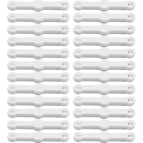 Lot de 24 clips de fixation pour moustiquaires de fenêtre, outil d'installation pour moustiquaires de fenêtre, clips sans perçage, moustiquaire (1/5)