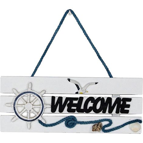 Panneau de porte de bienvenue de style méditerranéen (1/5)