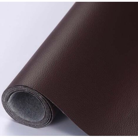 royaluxe-Patch de réparation cuir autocollant 10 x 160 cm – Cuir PU auto-adhésif – Résistant à l'usure – Pour canapés, sièges de voiture et meubles