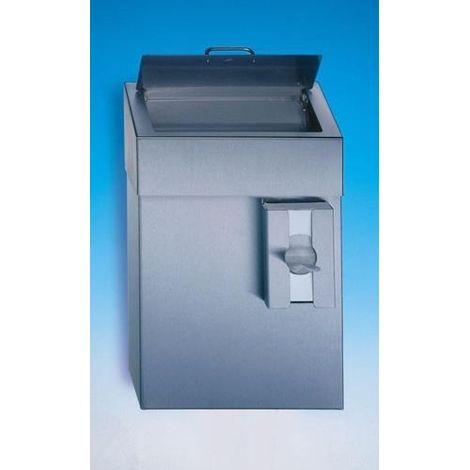 Conteneur hygiénique 10 l, en acier inoxydable