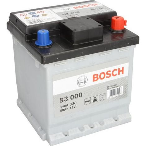 Bosch – Batterie de démarrage 12V 60Ah – Technologie AGM – Pour voiture et moto – Démarrage rapide et fiable