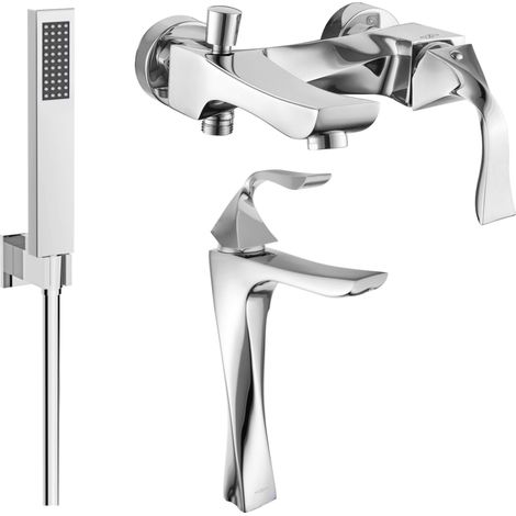 Mexen Estrella R02 Badewannenset, Chrom - 72313R02-00 (1/5)