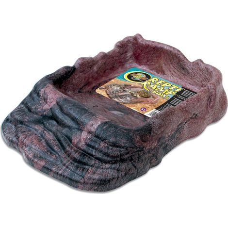 S - 9x3x14 cm: Repti Rock Pool Rampe Trog (1/3)