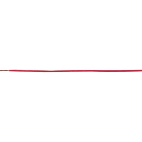 Cable de instalación LgY 1 H05V-K 300/500V rojo Helukabel 29117