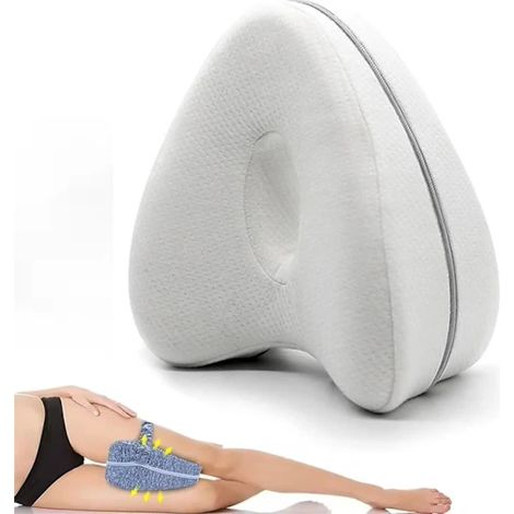 Coussin de genou en mousse à mémoire de forme - Coussin de genou ergonomique-AquaForge (1/5)