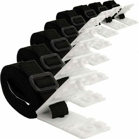 1 Kit fixation bâche solaire,8 sangles acier inoxydable,piscine extérieure (1/3)