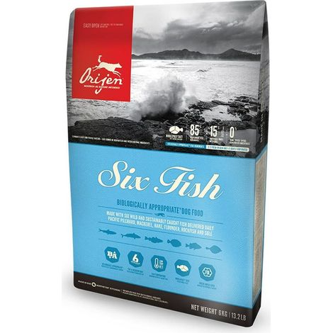 ORIJEN ADULT SIX FISH - 6 Kilos (1/2)