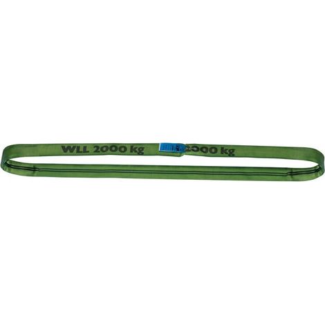 Braca tonda DIN EN 1492-2, circonferenza 5m, verde, portata 2000kg DOLEZYCH