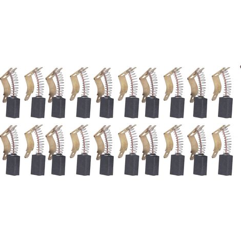20 balais de charbon cuivre pour meuleuse et marteau électrique, pièces de rechange moteur, lot de 20 pièces (1/5)