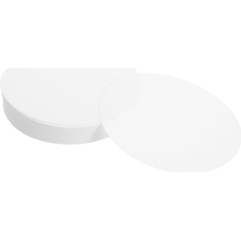Papier Filtre Qualitatif pour Laboratoire 100 Pièces en Fibre de Coton Blanc Filtration Précise et Rapide pour Expériences Scientifiques (1/5)