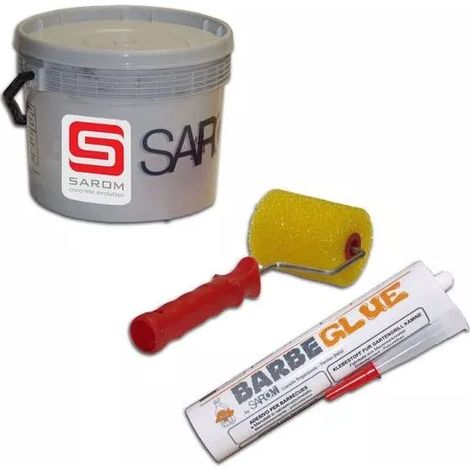 Kit di Montaggio per BBQ Barbecue in Muratura Cemento Silicone Pittura Rullo (1/2)