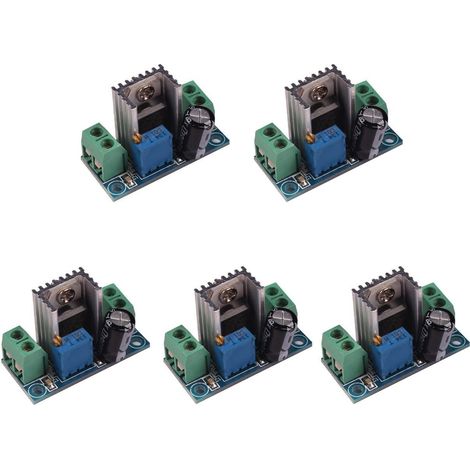 LM317 Adjustable Buck-DC Converter Module DC Down-Down Module 4.2V-40V to 1.2V-37V - 5pcs (1/5)