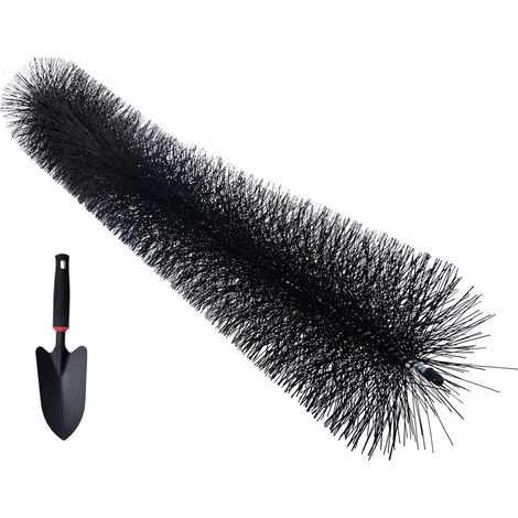 Mophorn Gutter Brush, 60 Feet Total Length 5.25 inch Diameter Gutter Cleaning Tools, Ground - Level Gutter Brush Leaf Guard for 5 Inch Gutters, Easily Clear roof Leaves and Debris, 20 Pack (1/5)