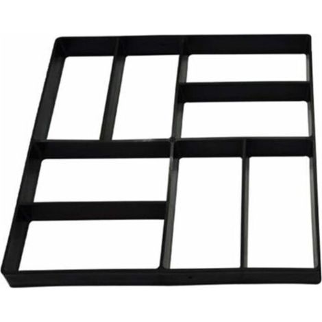 Forme réutilisable pour dalles en béton – Moule pour allées, cours, jardins et terrasses – Dimensions 40 x 40 cm – Fabriqué soi-même facilement