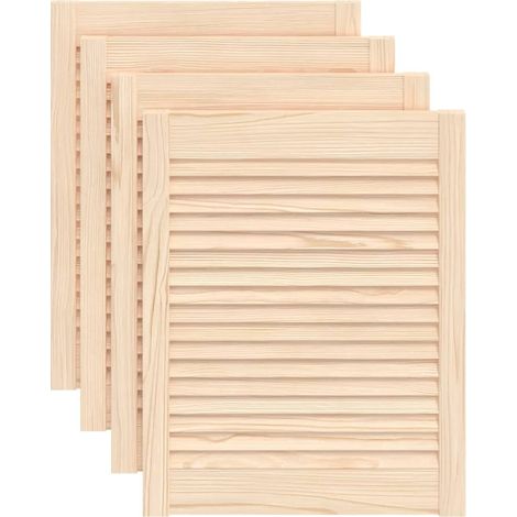 Maison Exclusive - Ante con Design a Lamelle 4 pz 61,5x49,4 cm in Legno di Pino