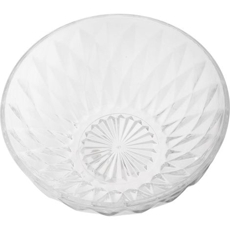 Bol de Lavage Visage en Plastique Transparent, Lavabo Portable pour Démaquillage et Soins en Salon Domicile