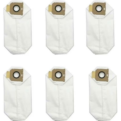Accessoires pour aspirateur robot : sac à poussière (lot de 6)