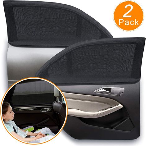 LYCXAMES -- Pare-soleil voiture protection solaire voiture bébé avec protection UV certifiée, filet de voiture pare-soleil universel, pour bébés, enfants, animaux de compagnie, protection UV et isolat (1/5)