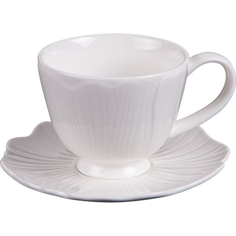 Table Passion - Tasse à thé avec sous tasse Ginkgo 20 cl (lot de 6) (1/2)