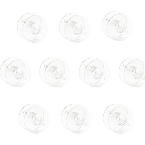 10 pcs Canette Plastique, Canettes Machine à Coudre pour Brother Singer Kenmore Janome la Plupart des Machines à Coudre (1/5)