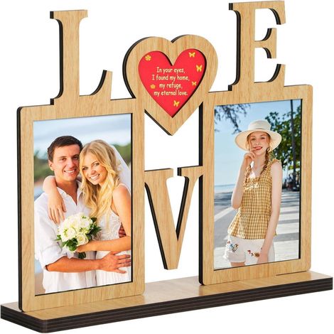 Bilderrahmen 10x15 Fotorahmen Collage Hochzeit Liebe Bilderrahmen (1/5)