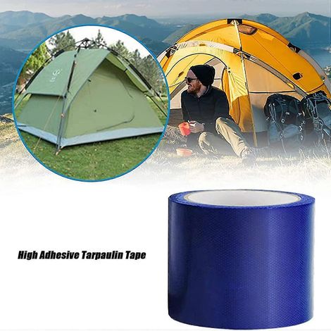 Ruban de réparation pour bâche, 8 x 500 cm, universel, étanche, pour auvent de camping-car et serre. (1/5)