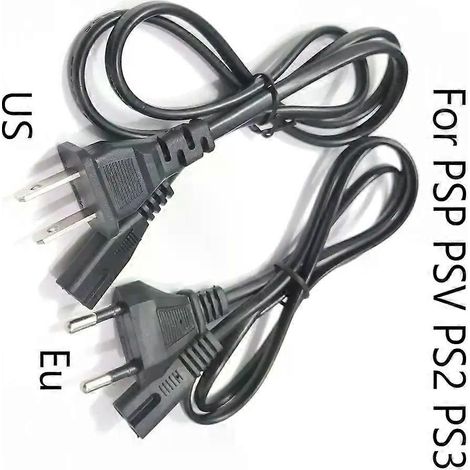 2-poliges Verlängerungskabel (US/EU auf C7/C8) für LED-Beleuchtung, Laptops und PS2/PS3 (1M-JXLGV) (1/4)