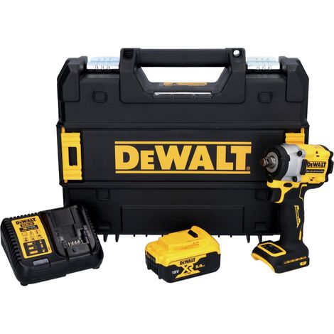 DeWalt DCF 921 P1T Clé à choc sans fil 18 V 400 Nm 1/2" Brushless + 1x batterie 5,0 Ah + chargeur + TSTAK (1/4)