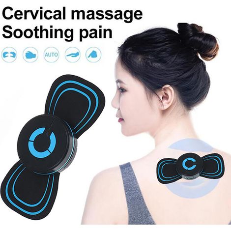 Portable Shoulder and Neck Patch EMS Pulse Cervical Massage Patch Massager (2pcs) (1/5)