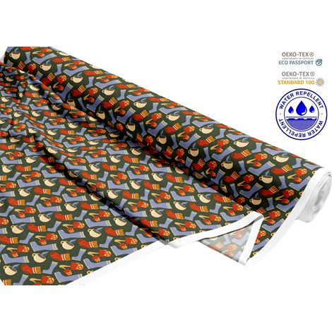TISSUS DÉCORATIFS D'EXTÉRIEUR OXFORD - chaussettes d'hiver à motifs I DR139 (1/5)