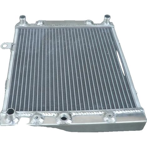 Radiador de aluminio, compatible con Polaris Sportsman 500 (2009-2013), 40 % más de capacidad de refrigeración, depósitos soldados con TIG, dimensiones personalizadas, construcción de aluminio durader (1/3)