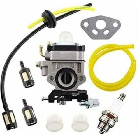 Kit de carburateur pour débroussailleuse AL-KO – Modèles BC410, BC4535, BC4125 – Tuyau et filtre à essence inclus – Fonctionnement optimal