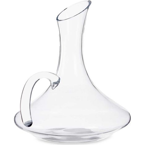 Carafe à vin ronde en verre de 1,5 l avec anse (1/2)