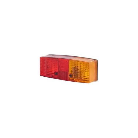 1 Feu Arrière Halogène Droit, 3 Fonctions, Ampoule P21W/R10W, Homologation ECE, Pour Véhicule Agricole (1/5)