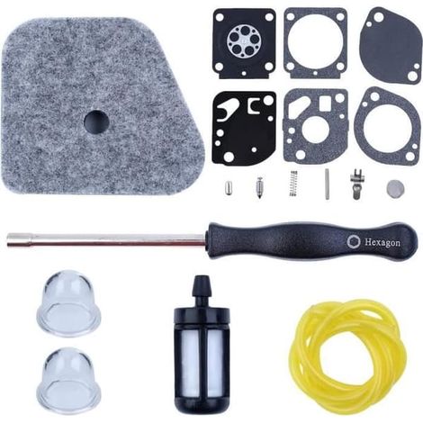 Carburateur réparé pour débroussailleuse Stihl FS90 FS100 FS110 FS87 HT100 HT101 FS130: pièce détachée, filtre à air, soufflet d'amorçage, filtre à carburant. (1/4)